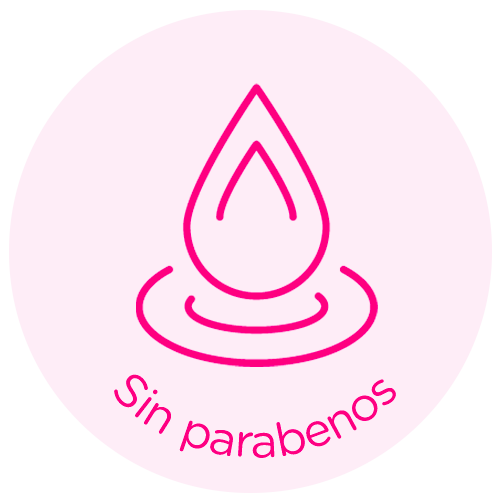 ícono sin parabenos