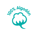 ícono %100 algodón